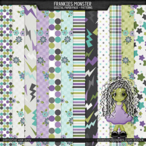 Frankie's Monster Patterned Papers