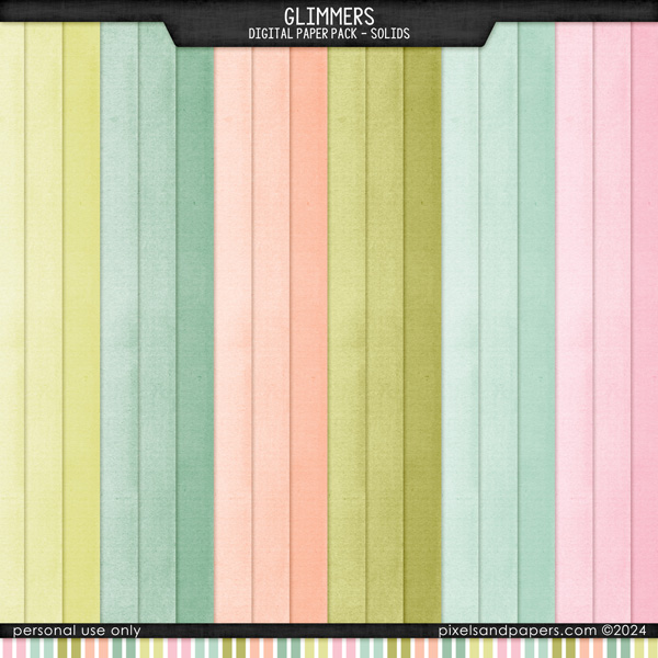 Glimmers Paper Pack – Solids